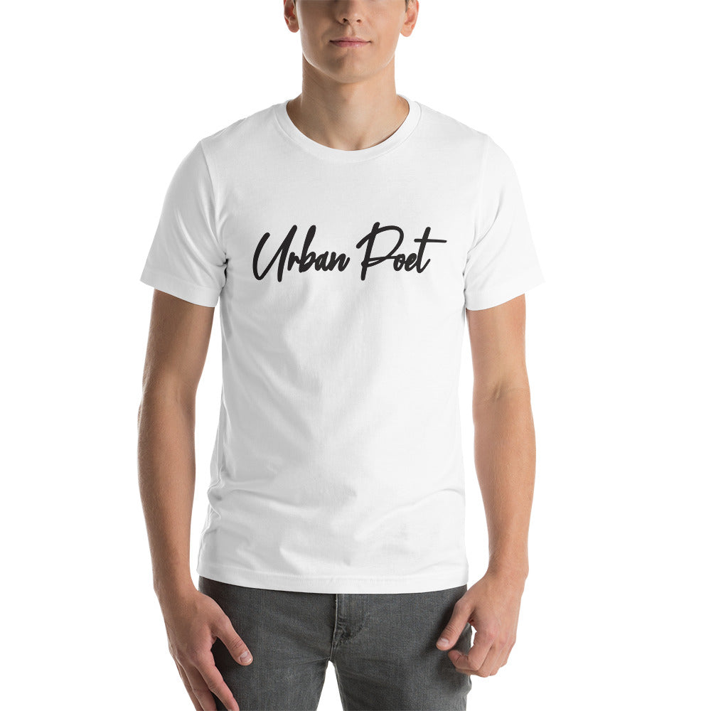 Urban Poet Short-Sleeve Unisex T-Shirt - Black Print